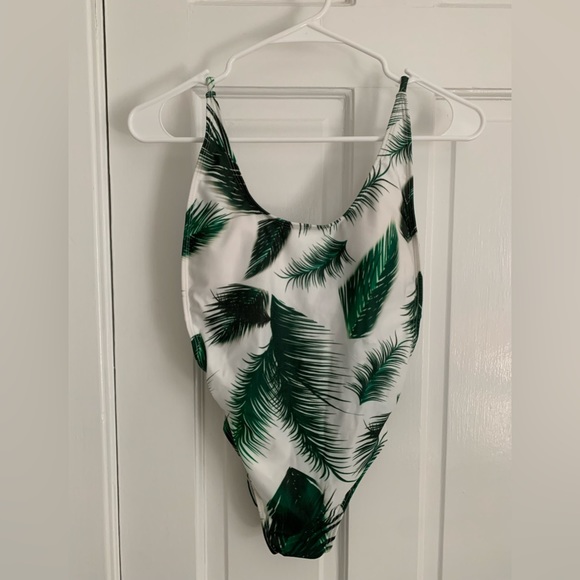Swim A One Piece Palm Tree Swimsuit Poshmark